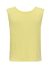 JDY Yellow Sleeveless Tie Front Knitted Top - Image 7 of 7