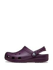 Crocs Plush Plum Unisex Classic Clogs - Image 2 of 7