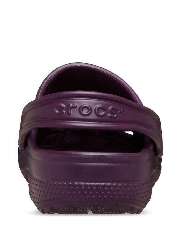 Crocs Plush Plum Unisex Classic Clogs - Image 7 of 7 Crocs Plush Plum Unisex Classic Clogs - Image 7 of 7