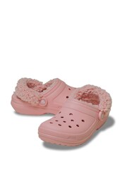Crocs Pink Classic Fleece Lined Sandals - Image 5 of 7