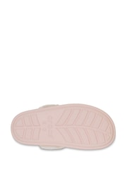Crocs Pink Classic Fuzz Scuff Slippers - Image 6 of 7