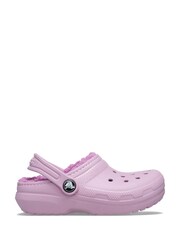 Crocs Purple Kids Classic Lined Clogs - Image 1 of 7