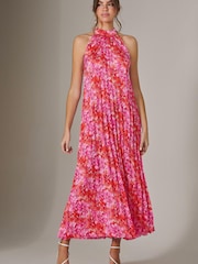Jolie Moi Pink A Line Sleeveless Maxi Dress - Image 1 of 3