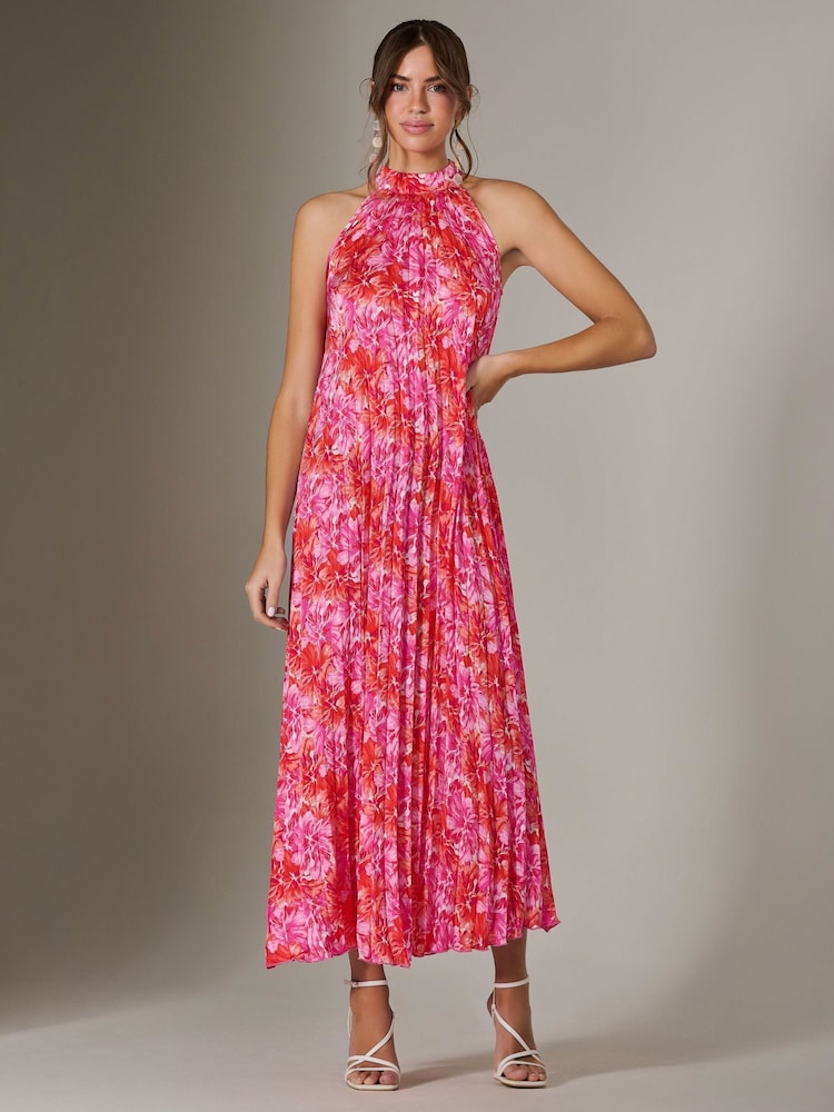 Jolie Moi Pink A Line Sleeveless Maxi Dress - Image 2 of 3