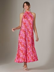 Jolie Moi Pink A Line Sleeveless Maxi Dress - Image 3 of 3