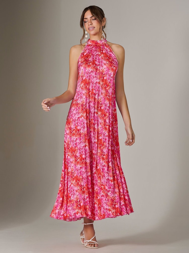 Jolie Moi Pink A Line Sleeveless Maxi Dress - Image 3 of 3