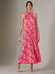 Jolie Moi Pink A Line Sleeveless Maxi Dress - Image 5 of 5