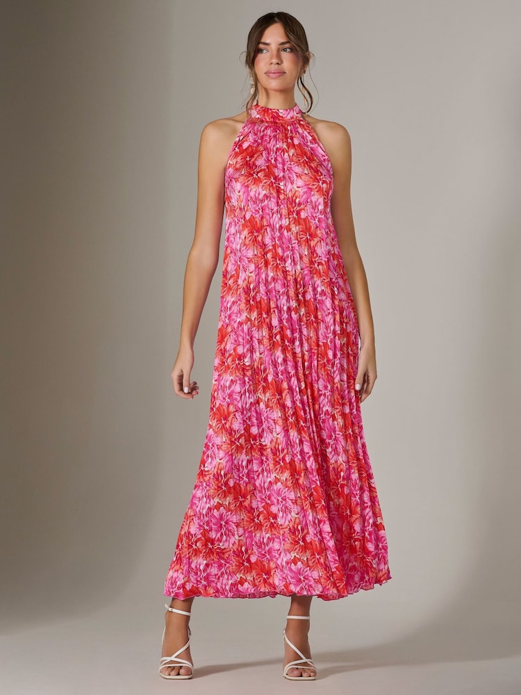 Jolie Moi Pink A Line Sleeveless Maxi Dress - Image 5 of 5