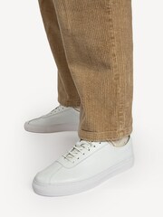 Grenson White Leather Trainers - Image 1 of 4