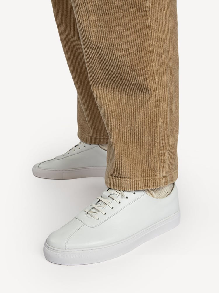 Grenson White Leather Trainers - Image 1 of 4