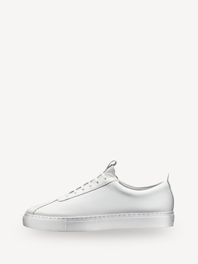 Grenson White Leather Trainers - Image 4 of 4