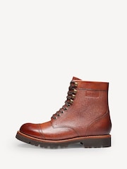 Grenson Brown Bill Leather Derby Boots - Image 2 of 5