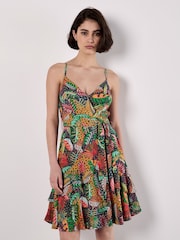 Apricot Blue Tropical Festival Cami Dress - Image 1 of 5