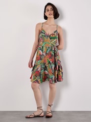 Apricot Blue Tropical Festival Cami Dress - Image 4 of 5