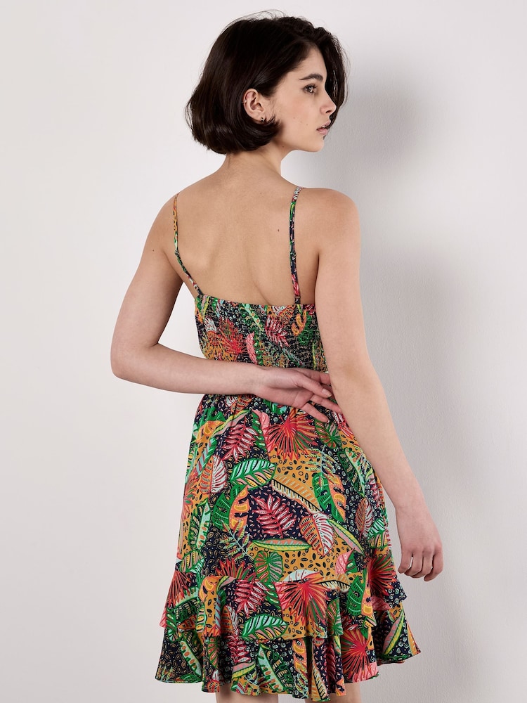 Apricot Blue Tropical Festival Cami Dress - Image 5 of 5