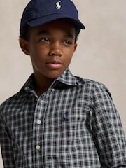 Polo Ralph Lauren Blue Boys Check Shirt - Image 3 of 5