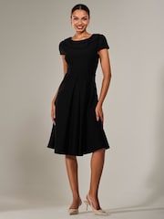 Jolie Moi Roll Collar Cap Sleeve Midi Dress - Изображение 1 из 6