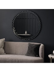 Gallery Home Silver Linsmere Round Mirror - Image 1 of 5