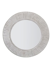 Gallery Home Cream Ramilla Round Mirror - Image 3 of 3