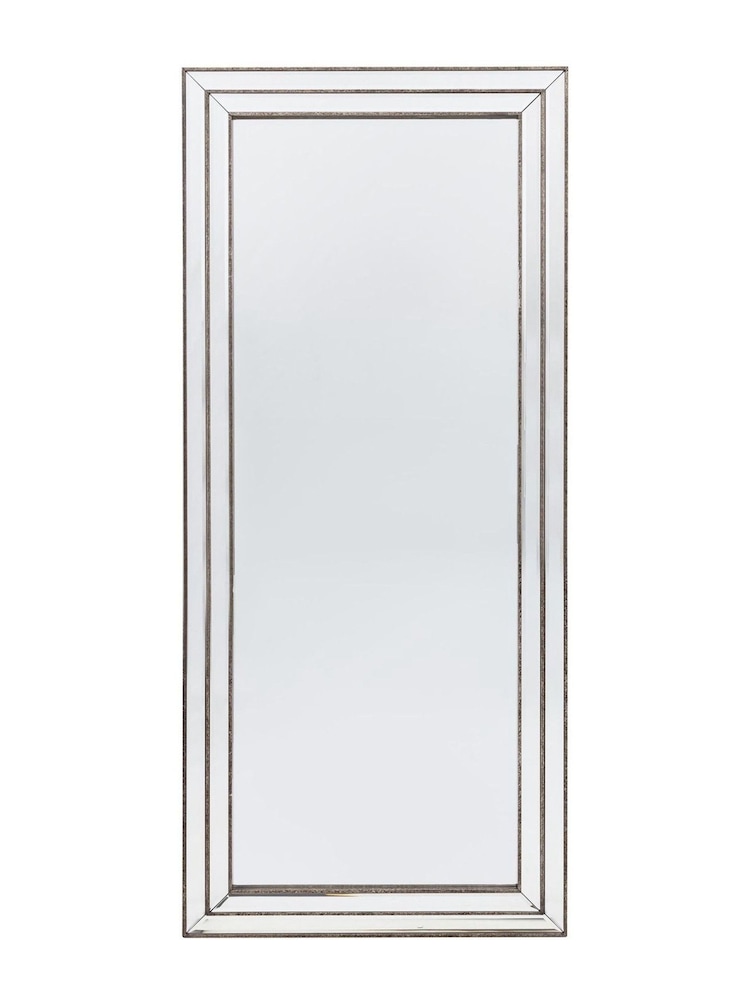 Gallery Home Silver Chamberlin Leaner Mirror - Image 2 of 2