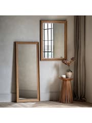 Gallery Home Light Wood Fraisner Rectangle Mirror - Image 1 of 4