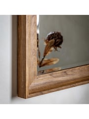 Gallery Home Light Wood Fraisner Rectangle Mirror - Image 3 of 4
