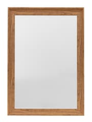 Gallery Home Light Wood Fraisner Rectangle Mirror - Image 4 of 4