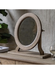 Gallery Home Natural Mystina Dressing Table Mirror - Image 1 of 4
