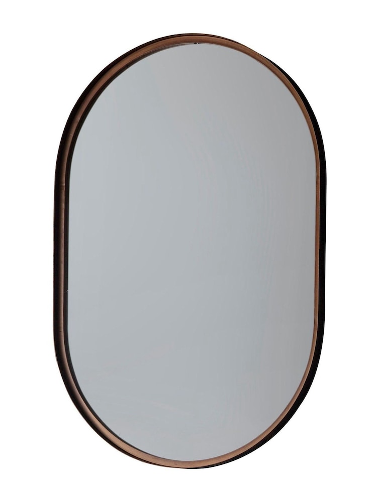 Gallery Home Bronze Greyburn Elipse Mirror - Image 3 of 3 Gallery Home Bronze Greyburn Elipse Mirror - Image 3 of 3
