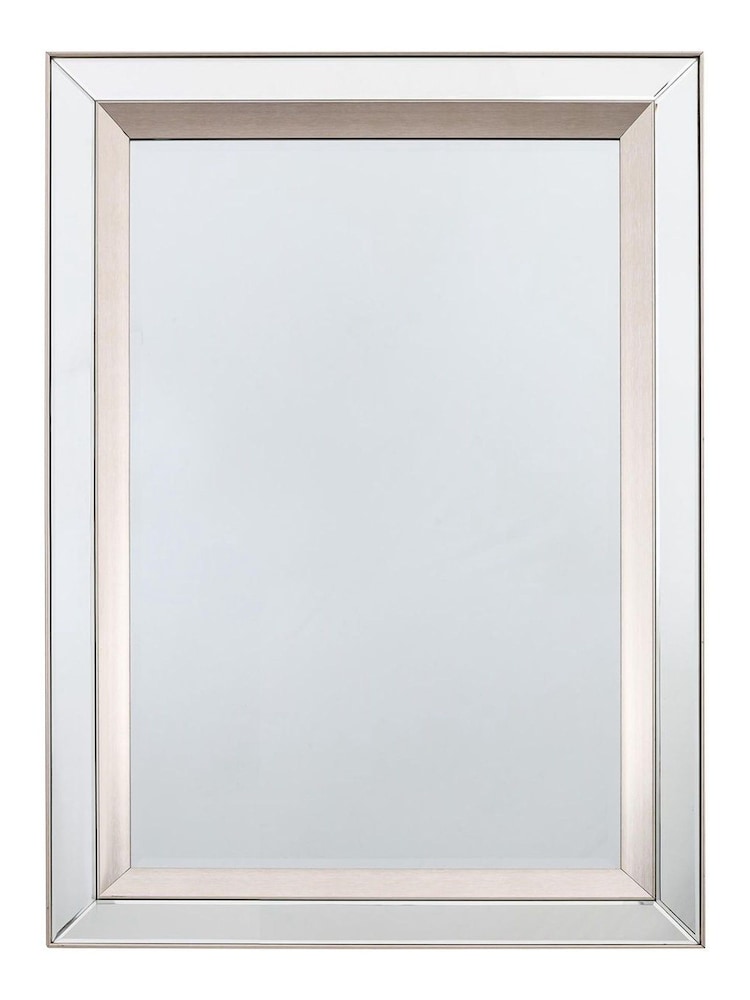 Gallery Home Silver Madron Rectangle Mirror - Image 4 of 4