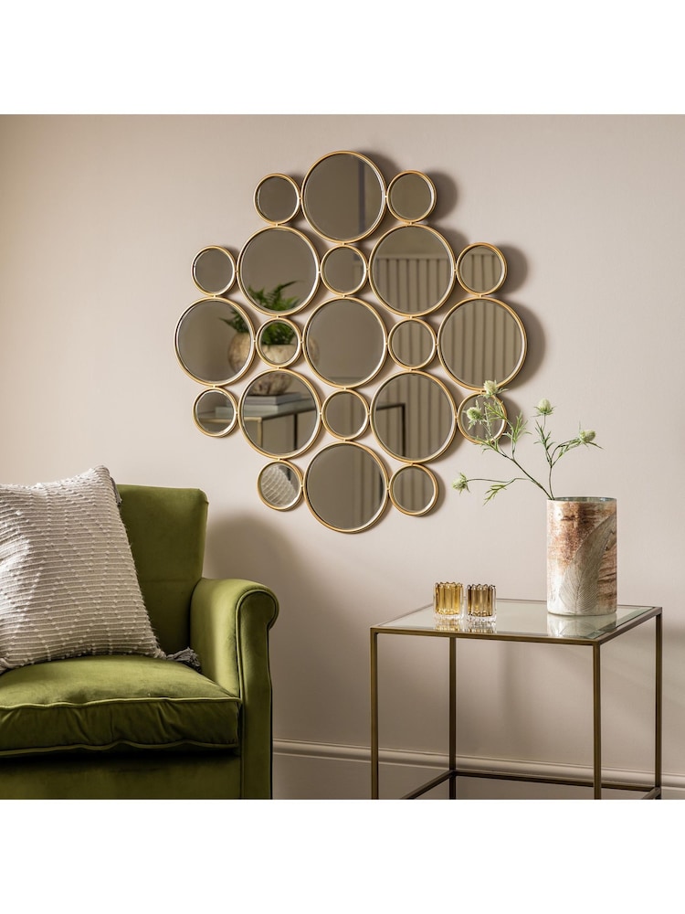 Gallery Home Gold Wallison Circles Mirror - Image 1 of 4