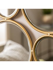 Gallery Home Gold Wallison Circles Mirror - Image 3 of 4