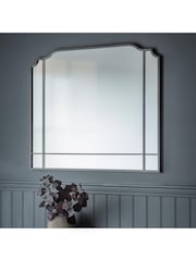 Gallery Home Grey Wardstone Overmantel Mirror - Image 1 of 2