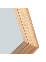 Gallery Home Light Wood Comesta Mirror Long Oak - Image 5 of 6
