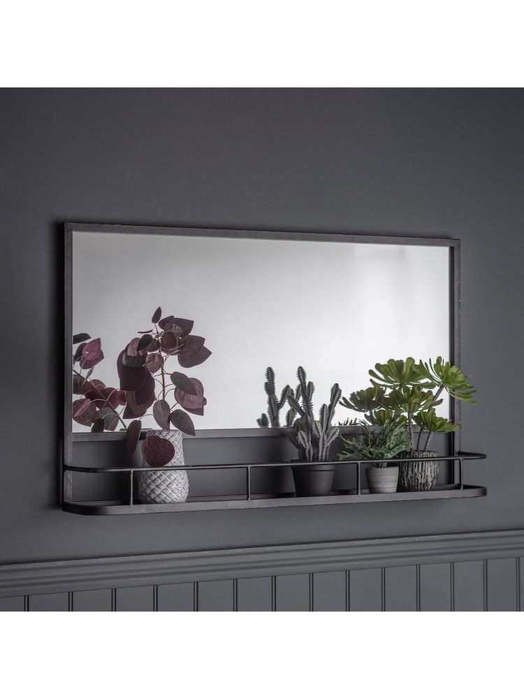 Gallery Home Grey Emrick Overmantel Mirror - Image 1 of 3