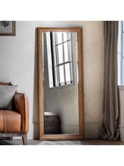 Gallery Home Light Wood Fraisner Leaner Mirror - Image 2 of 4