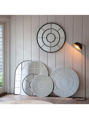 Gallery Home Black Valnor Round Mirror - Image 1 of 2