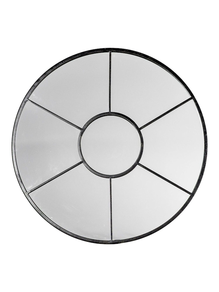 Gallery Home Black Valnor Round Mirror - Image 2 of 2