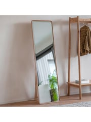 Gallery Home Light Wood Kingsmere Cheval Mirror - Image 1 of 5