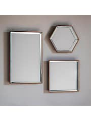 Gallery Home Copper Pacifica Hexagon Mirror - Image 2 of 3