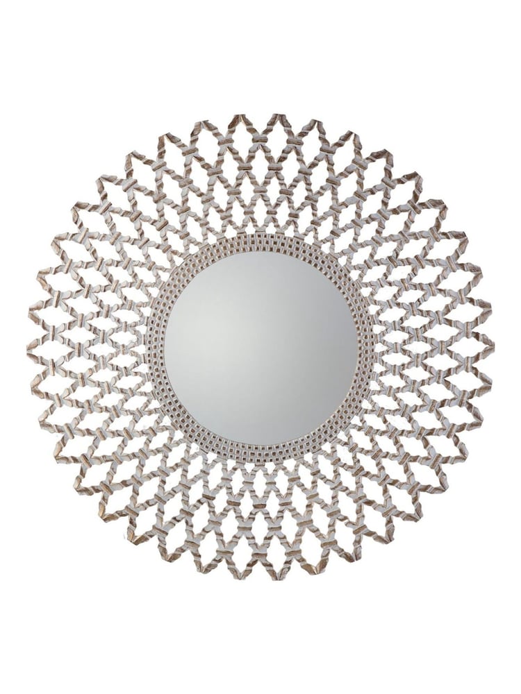 Gallery Home Natural Bharta Mirror - Image 2 of 2