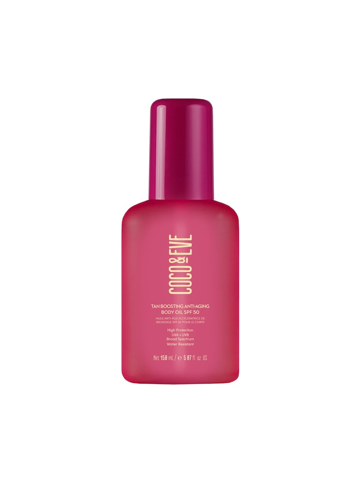 Coco & Eve Sunny Honey Tan Boosting Anti-Aging SPF50 Body Oil 150ml - Image 1 of 5