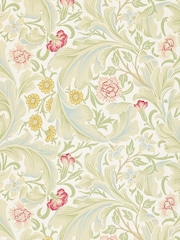 Morris & Co Leicester Marble Rose Morris Friends A4 Wallpaper Sample - Image 1 of 1