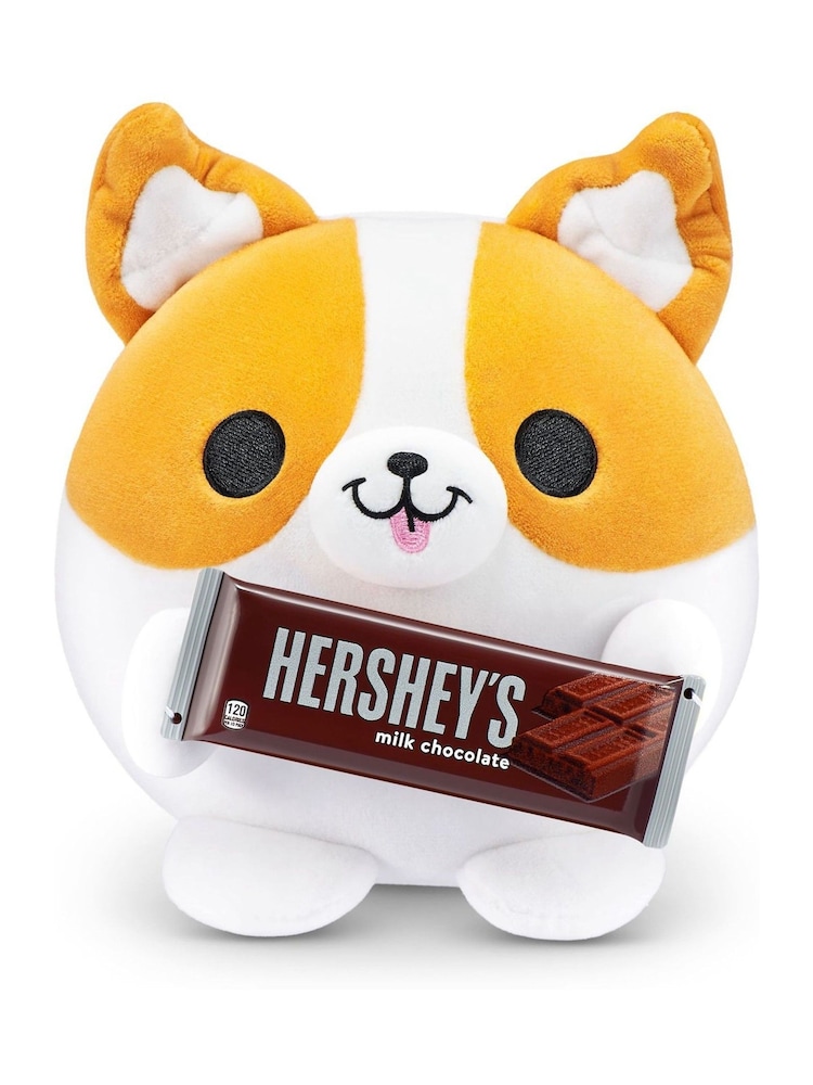 Zuru Snackles Medium S1 Corgi & Hersheys Plush - Image 1 of 3 Zuru Snackles Medium S1 Corgi & Hersheys Plush - Image 1 of 3
