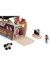 Tooky Toy Wooden Pirate Ship - Image 5 of 5