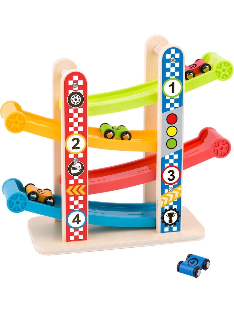 Tooky Toy Small Wooden Sliding Tower - Image 2 of 3
