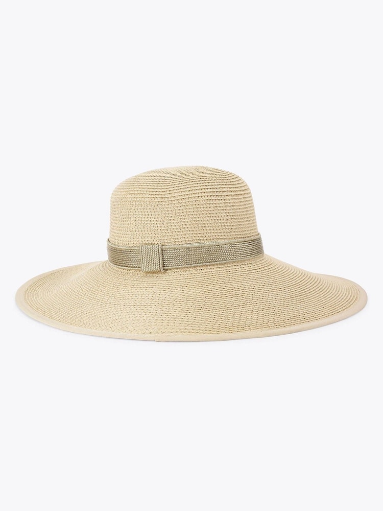 Carvela Cream Gala Raffia Hat - Image 1 of 1