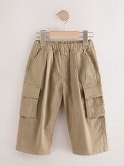 Tan Brown Wide Cargo Trousers (3mths-7yrs) - Image 1 of 4