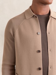 Reiss Camel Brown Fitzgerald Shirt - Image 3 of 7