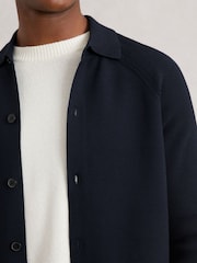 Reiss Navy Blue Fitzgerald Shirt - Image 3 of 6